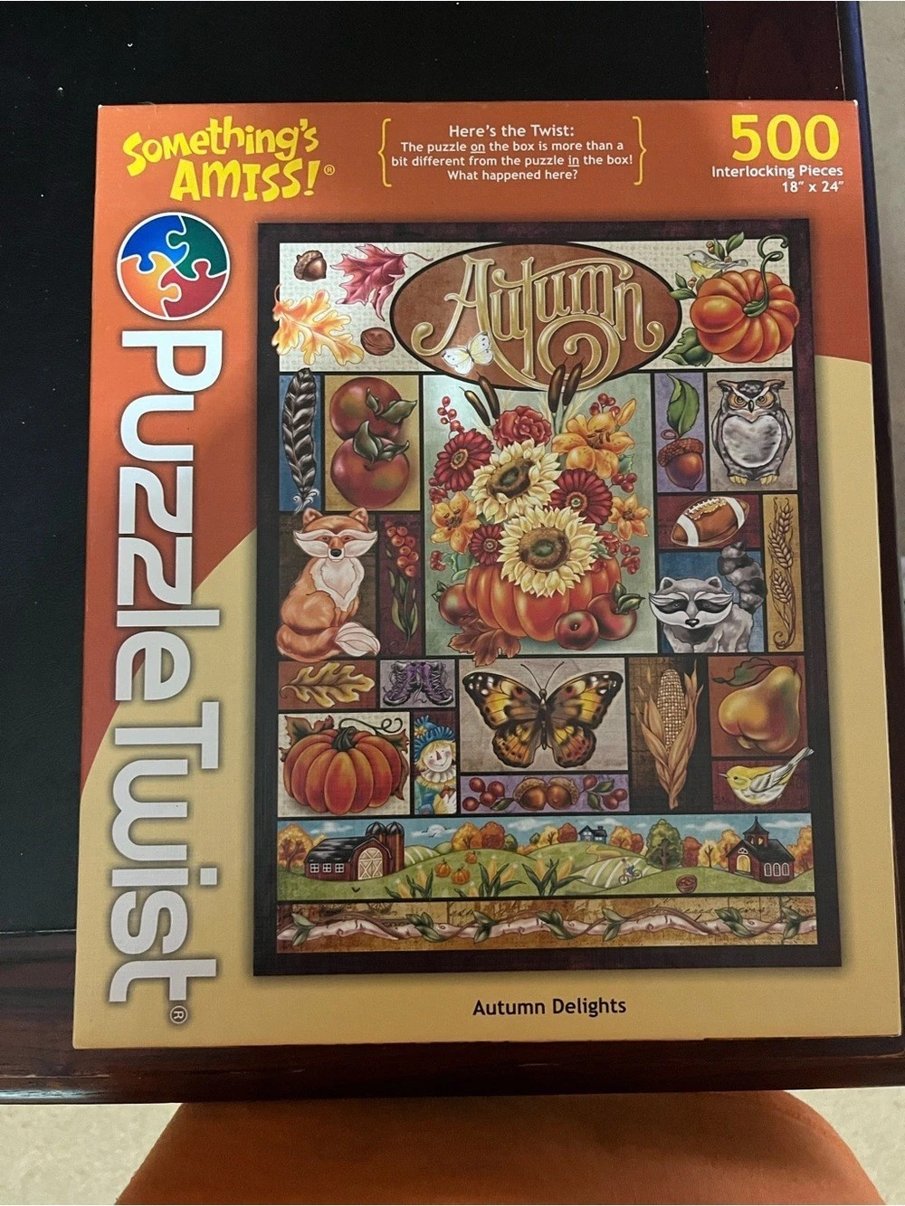 PuzzleTwist Autumn Delights 500-Piece Puzzle